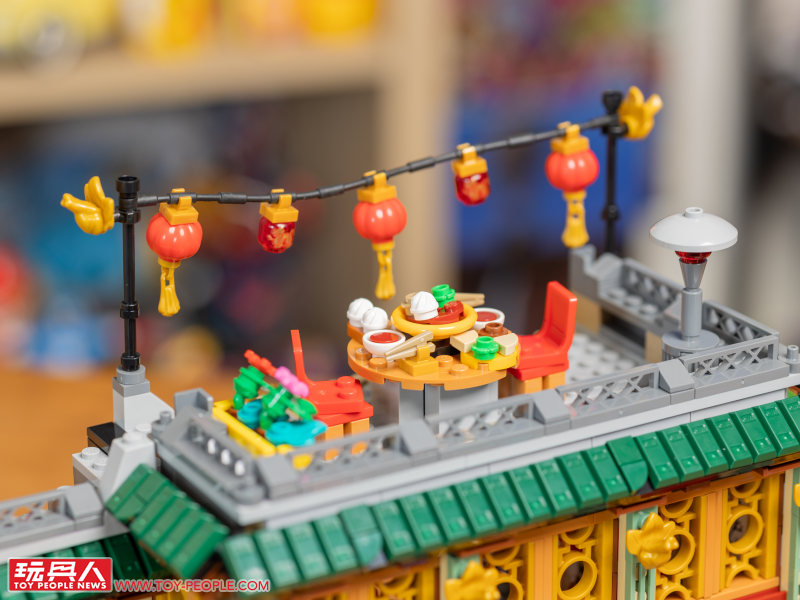 LEGO 80113「樂滿樓」開箱報告 內外都不簡單的中華料理餐館落成!