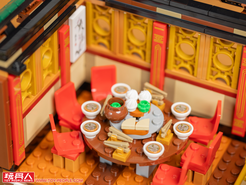 LEGO 80113「樂滿樓」開箱報告 內外都不簡單的中華料理餐館落成!