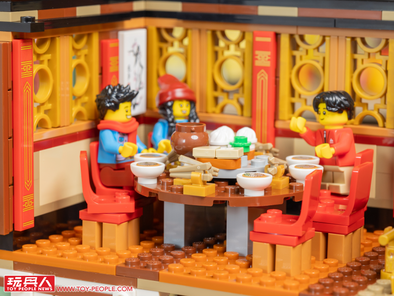 LEGO 80113「樂滿樓」開箱報告 內外都不簡單的中華料理餐館落成!