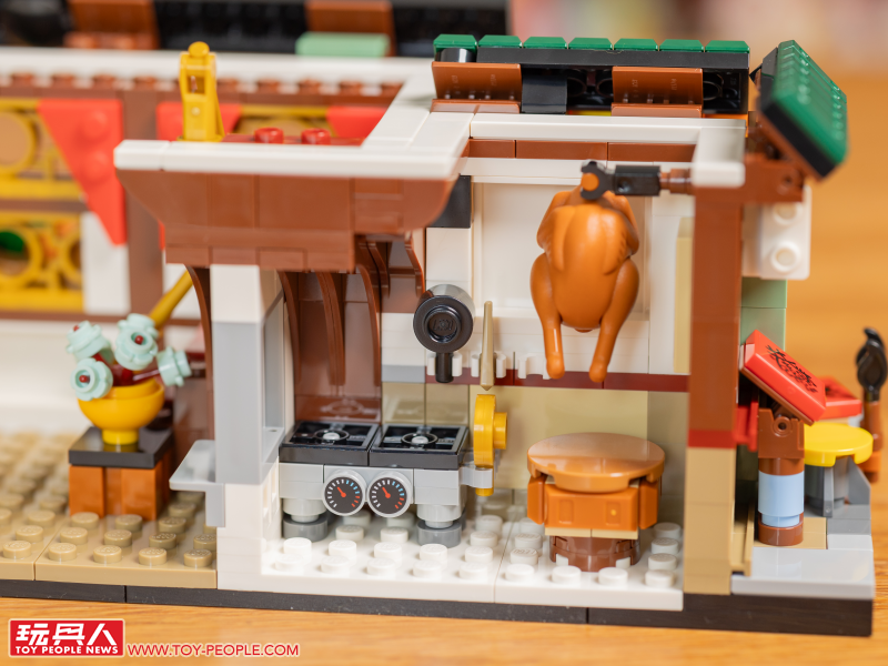 LEGO 80113「樂滿樓」開箱報告 內外都不簡單的中華料理餐館落成!