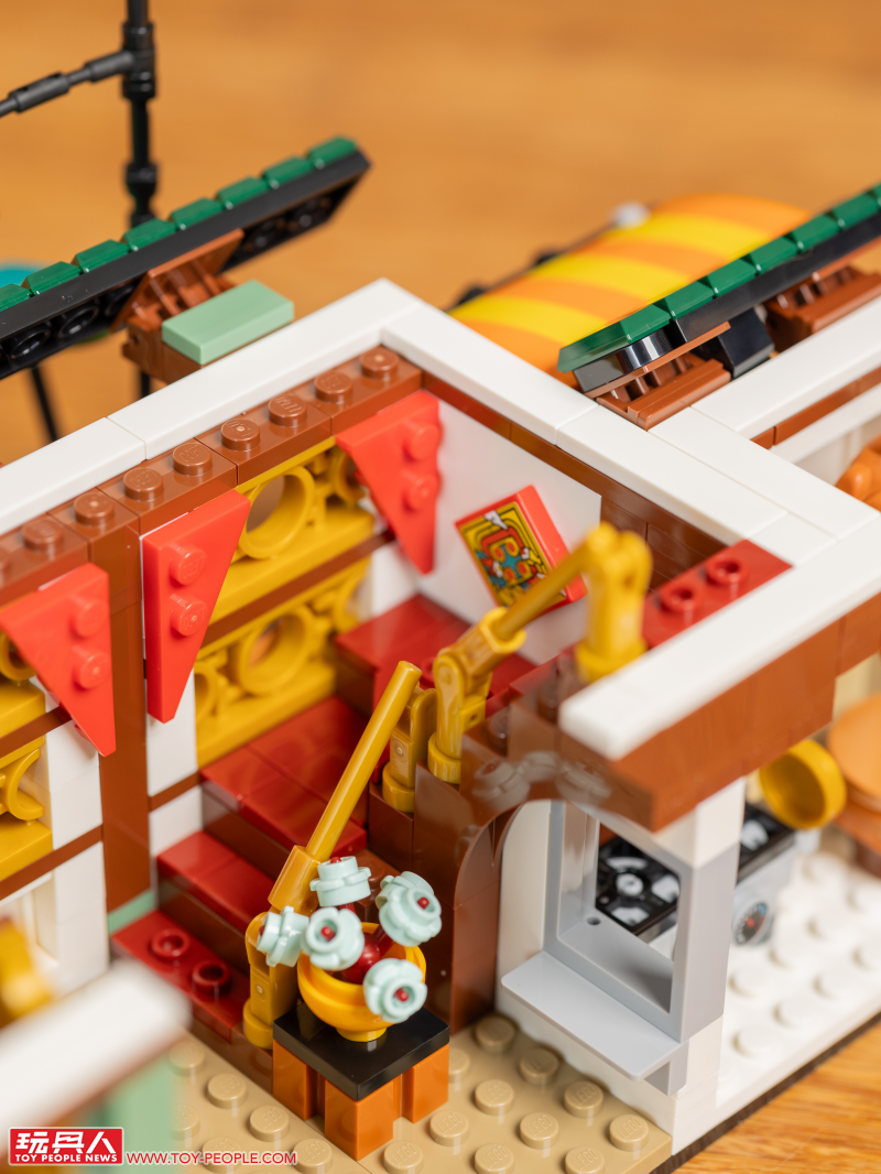 LEGO 80113「樂滿樓」開箱報告 內外都不簡單的中華料理餐館落成!
