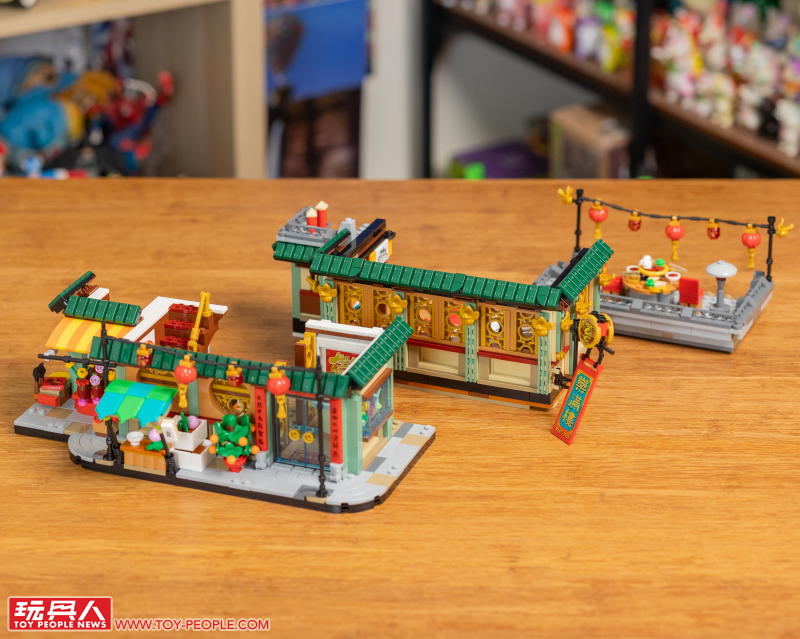 LEGO 80113「樂滿樓」開箱報告 內外都不簡單的中華料理餐館落成!