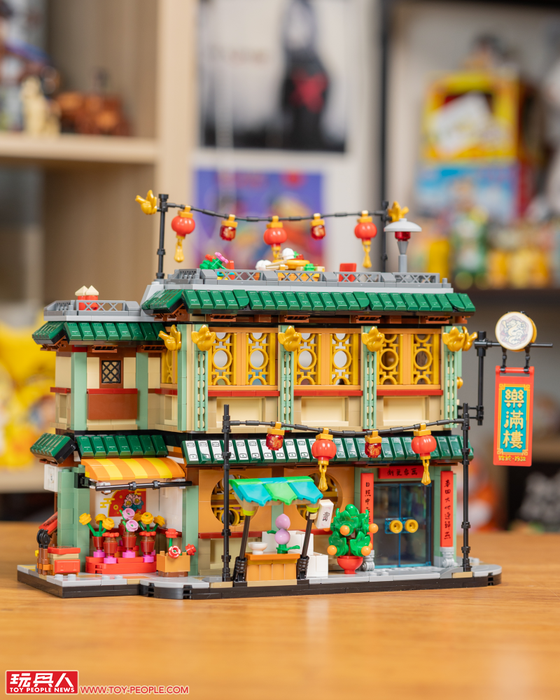 LEGO 80113「樂滿樓」開箱報告 內外都不簡單的中華料理餐館落成!