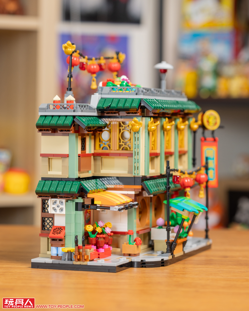 LEGO 80113「樂滿樓」開箱報告 內外都不簡單的中華料理餐館落成!