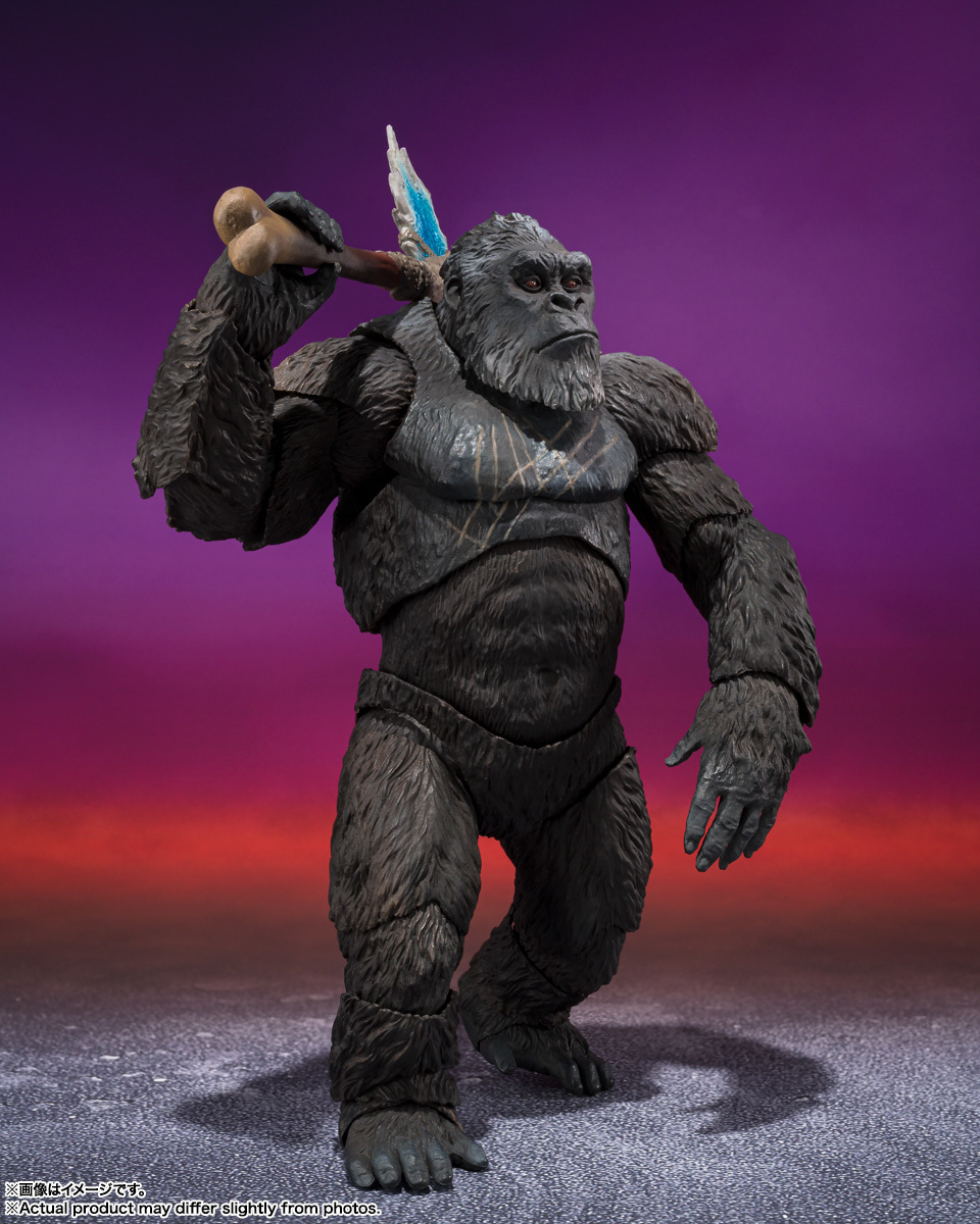 S.H.MonsterArts『哥吉拉與金剛：新帝國 金剛 (2024)』持斧歷戰的最新姿態立體化！
