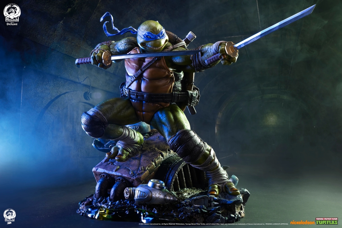 PCS TMNT Legends「李奧納多」(Leonardo)1/3 比例全身雕像 普通版/DX版