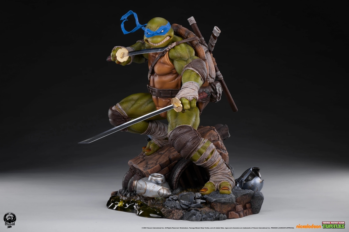 PCS TMNT Legends「李奧納多」(Leonardo)1/3 比例全身雕像 普通版/DX版