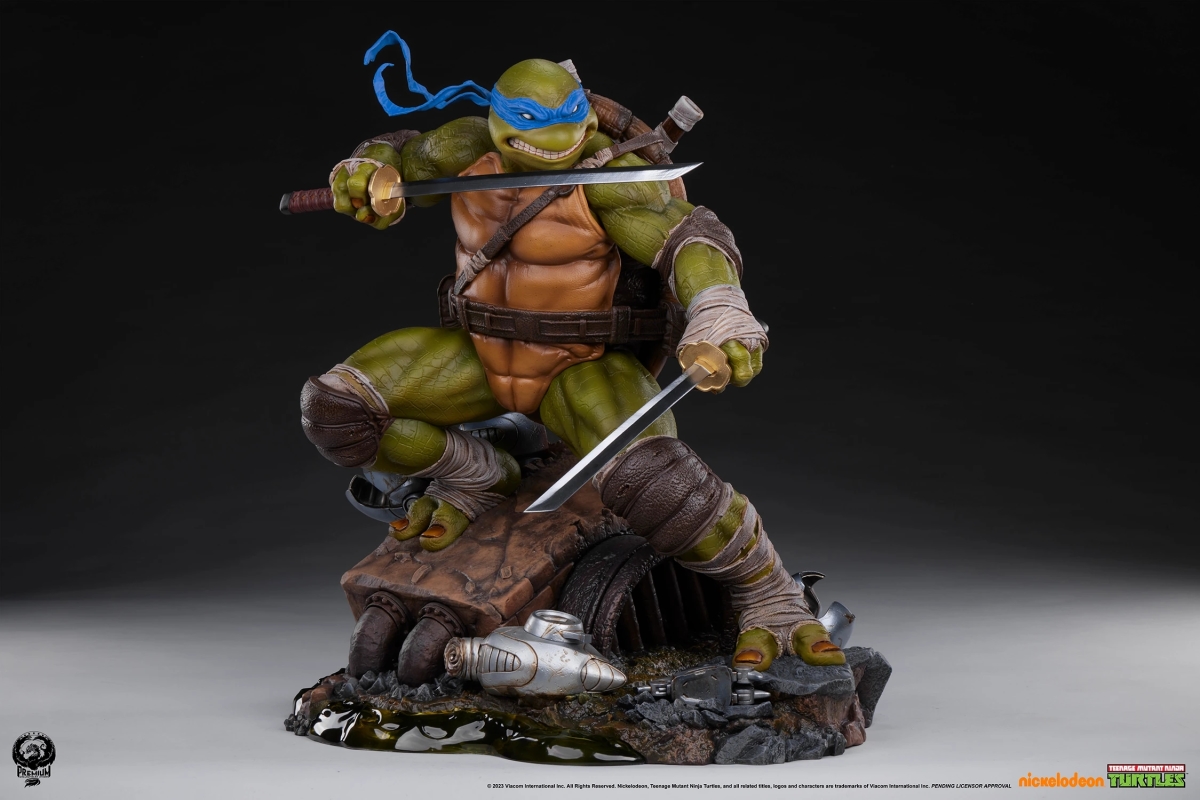 PCS TMNT Legends「李奧納多」(Leonardo)1/3 比例全身雕像 普通版/DX版