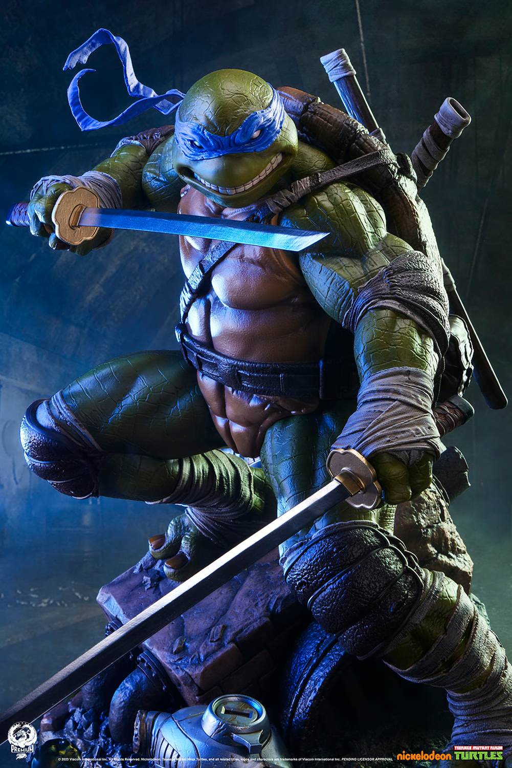 PCS TMNT Legends「李奧納多」(Leonardo)1/3 比例全身雕像 普通版/DX版