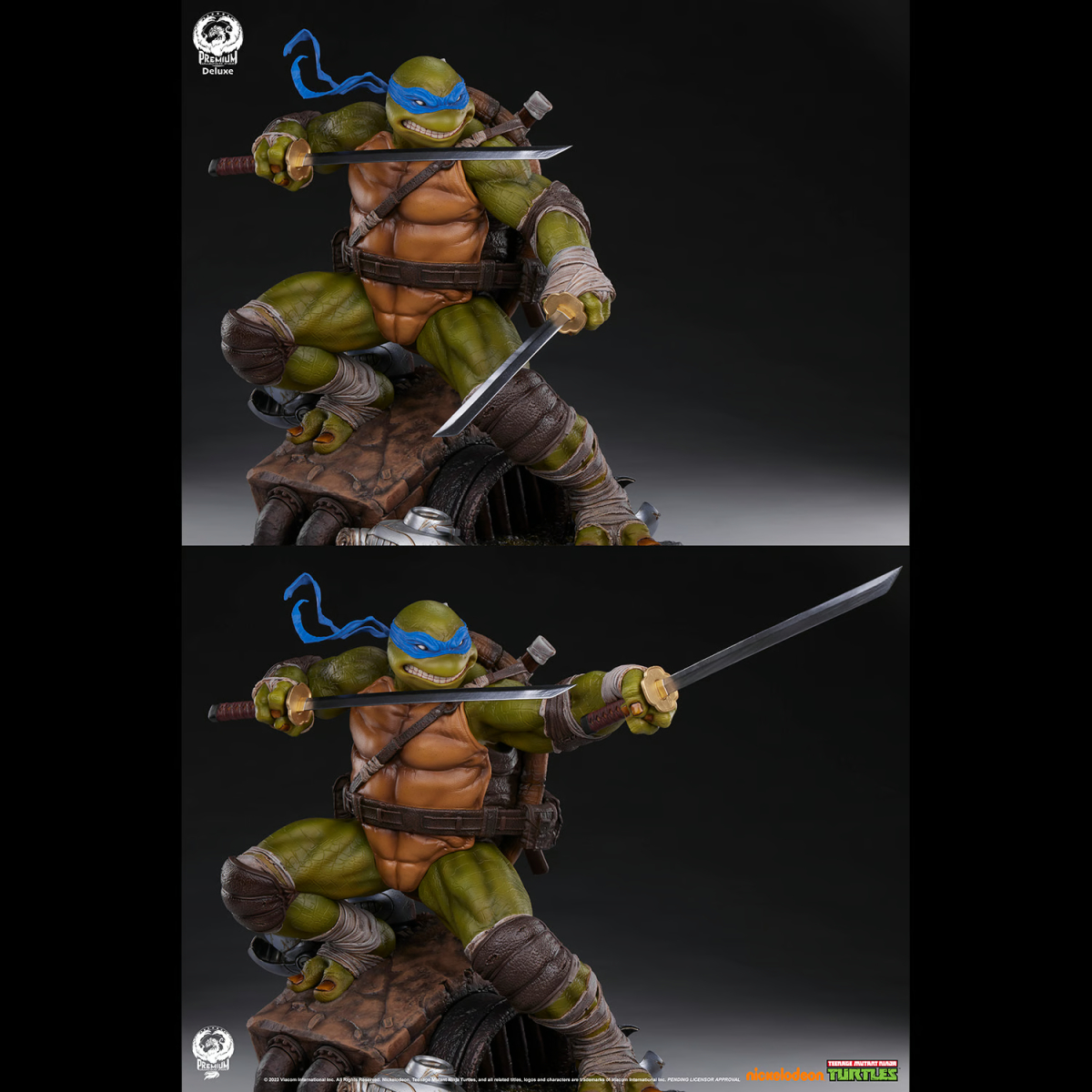 PCS TMNT Legends「李奧納多」(Leonardo)1/3 比例全身雕像 普通版/DX版