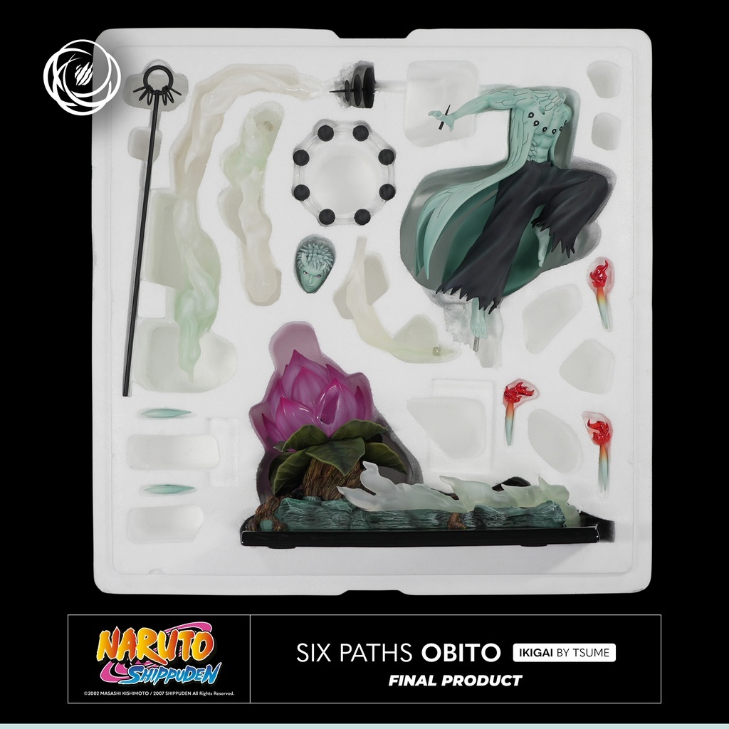 Tsume-Art IKIGAI系列『火影忍者疾風傳 六道帶土』1/6比例場景雕像 展現十尾祭品之力強大力量！