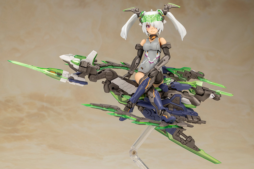 壽屋『Frame Arms Girl 機甲少女 魔鷲CORNIX』新規武器、髮型、表情再現魔鷲家族新成員！