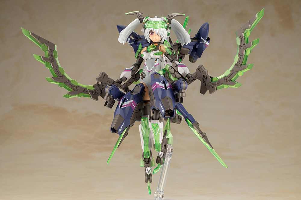 壽屋『Frame Arms Girl 機甲少女 魔鷲CORNIX』新規武器、髮型、表情再現魔鷲家族新成員！