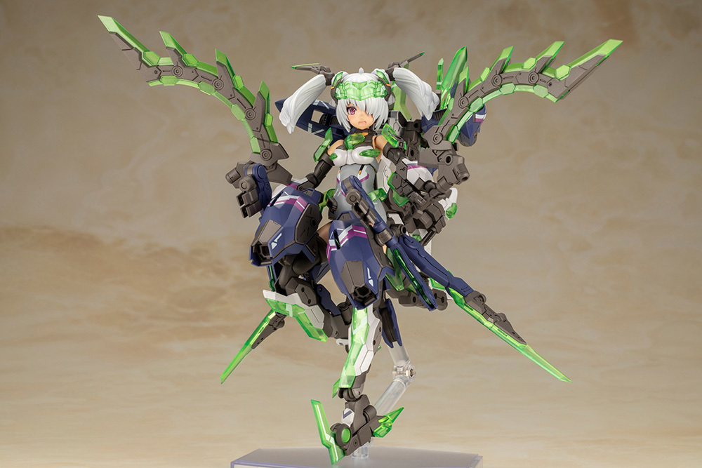 壽屋『Frame Arms Girl 機甲少女 魔鷲CORNIX』新規武器、髮型、表情再現魔鷲家族新成員！