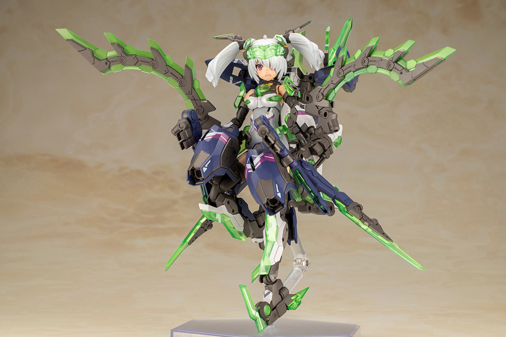 壽屋『Frame Arms Girl 機甲少女 魔鷲CORNIX』新規武器、髮型、表情再現魔鷲家族新成員！