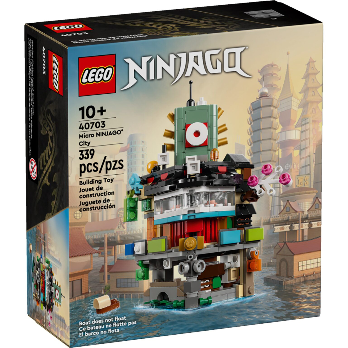 LEGO 40703「旋風忍者城」（NINJAGO City）華麗東洋都市縮小再來！