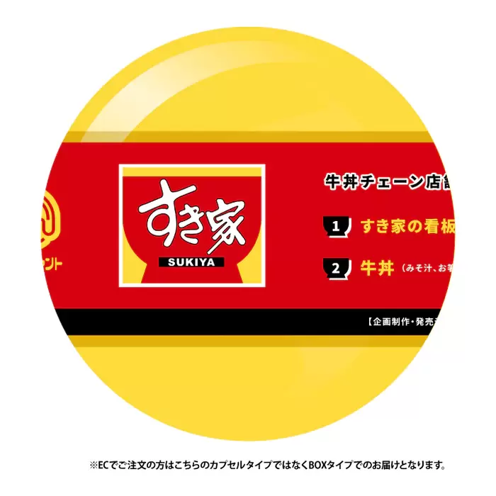 Kenelephant『すき家迷你模型收藏』轉蛋、盒玩 招牌牛丼、店家看板精緻微縮！