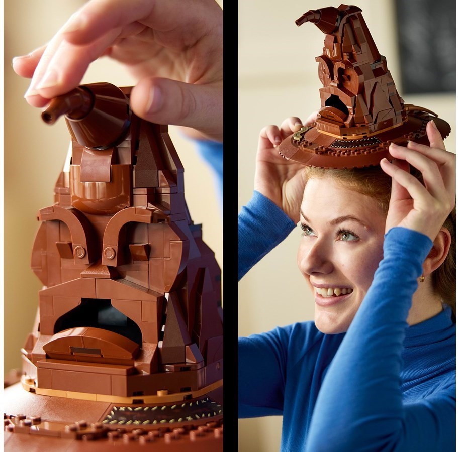 LEGO 76429「說話分類帽」搭載全新發聲電子零件收錄 31 種音效!(Talking Sorting Hat)
