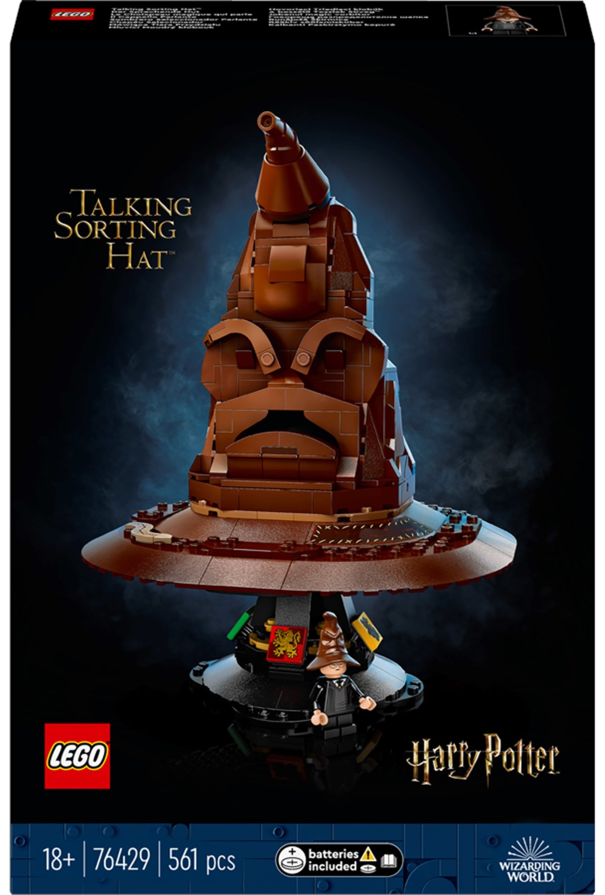LEGO 76429「說話分類帽」搭載全新發聲電子零件收錄 31 種音效!(Talking Sorting Hat)