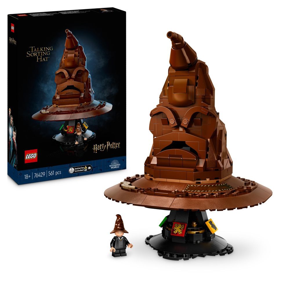 LEGO 76429「說話分類帽」搭載全新發聲電子零件收錄 31 種音效!(Talking Sorting Hat)
