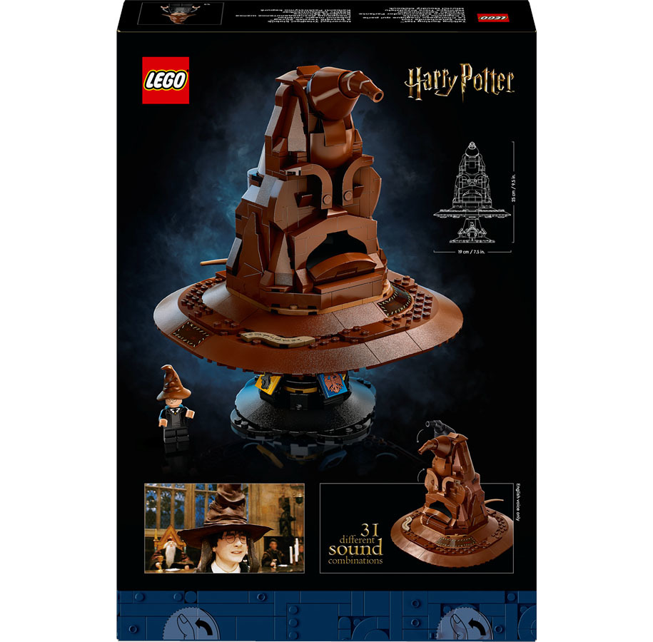 LEGO 76429「說話分類帽」搭載全新發聲電子零件收錄 31 種音效!(Talking Sorting Hat)
