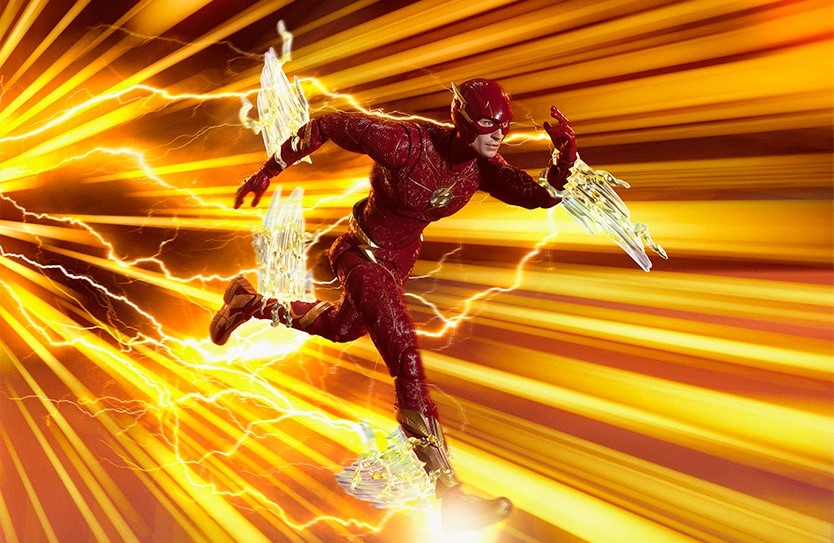 S.H.Figuarts 閃電俠(THE FLASH)可動人偶 閃電特效件還原超高速移動狀態!