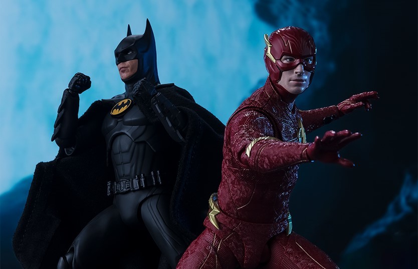 S.H.Figuarts 閃電俠(THE FLASH)可動人偶 閃電特效件還原超高速移動狀態!