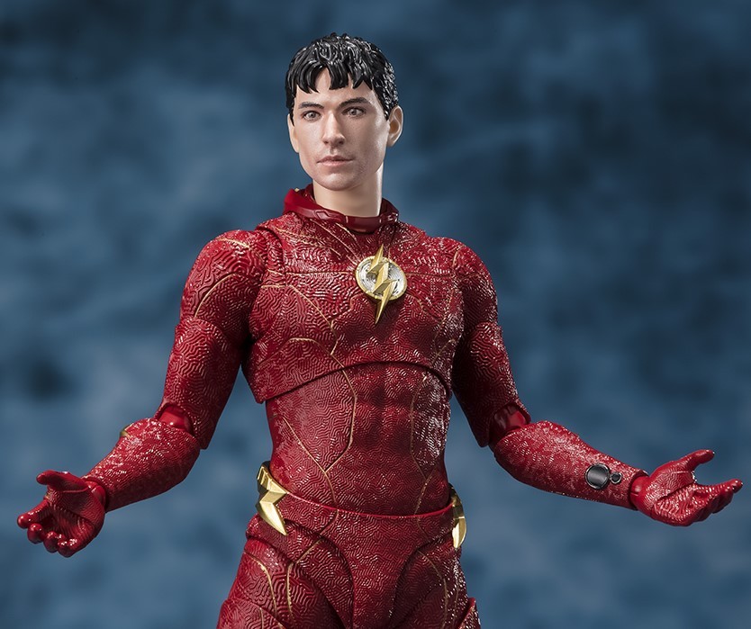S.H.Figuarts 閃電俠(THE FLASH)可動人偶 閃電特效件還原超高速移動狀態!