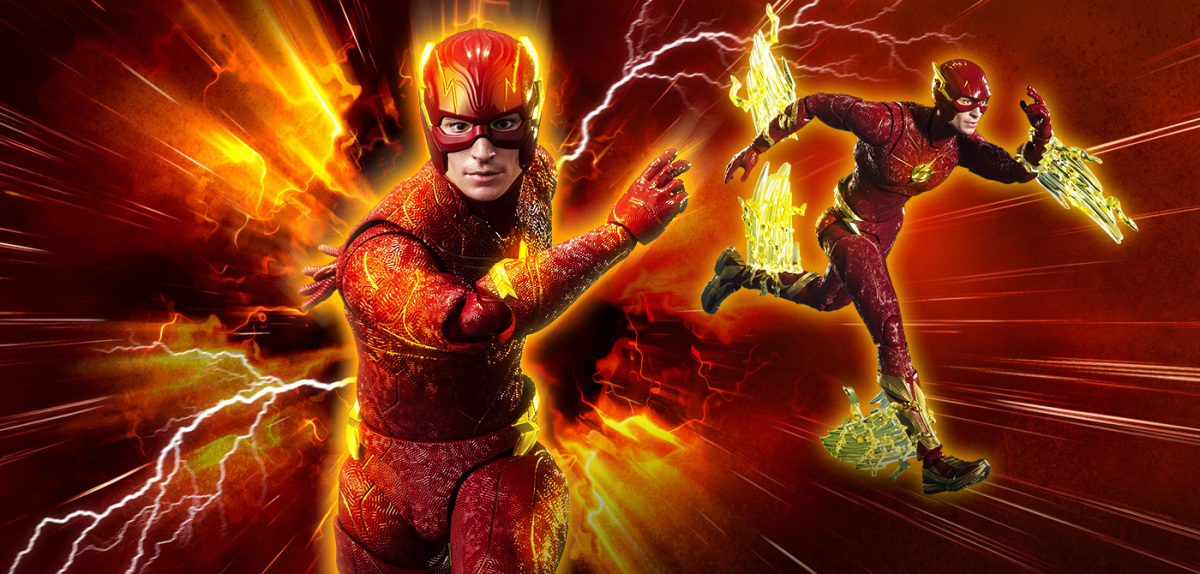 S.H.Figuarts 閃電俠(THE FLASH)可動人偶 閃電特效件還原超高速移動狀態!