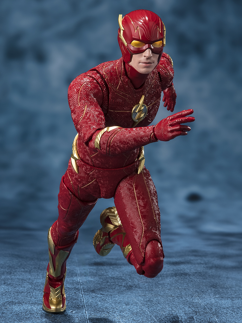 S.H.Figuarts 閃電俠(THE FLASH)可動人偶 閃電特效件還原超高速移動狀態!