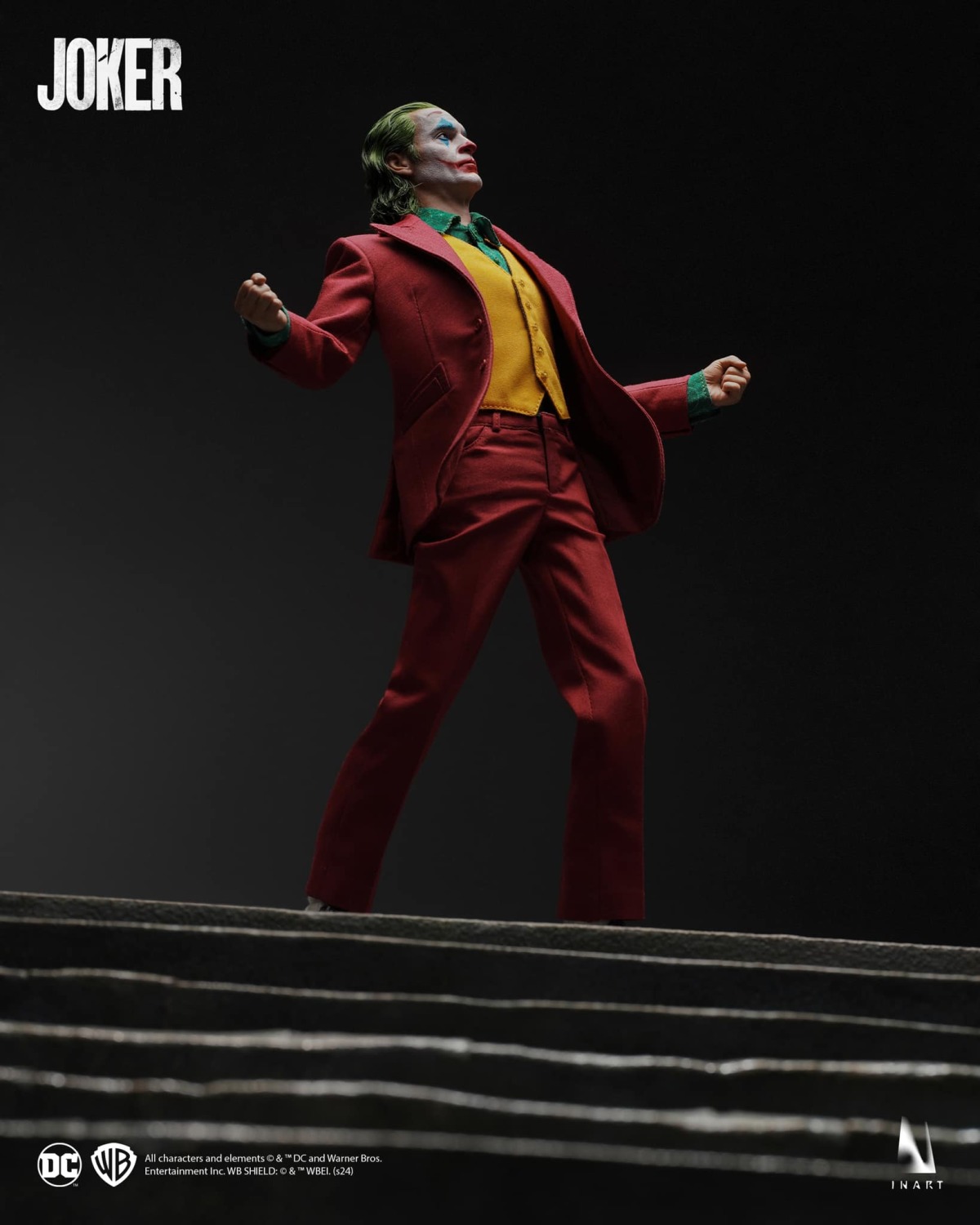 INART「小丑 (Joker) 2019」1/6 比例收藏級人偶 四種造型的瓦昆小丑一次擁有!