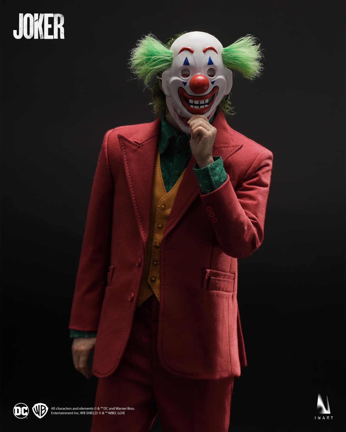 INART「小丑 (Joker) 2019」1/6 比例收藏級人偶 四種造型的瓦昆小丑一次擁有!
