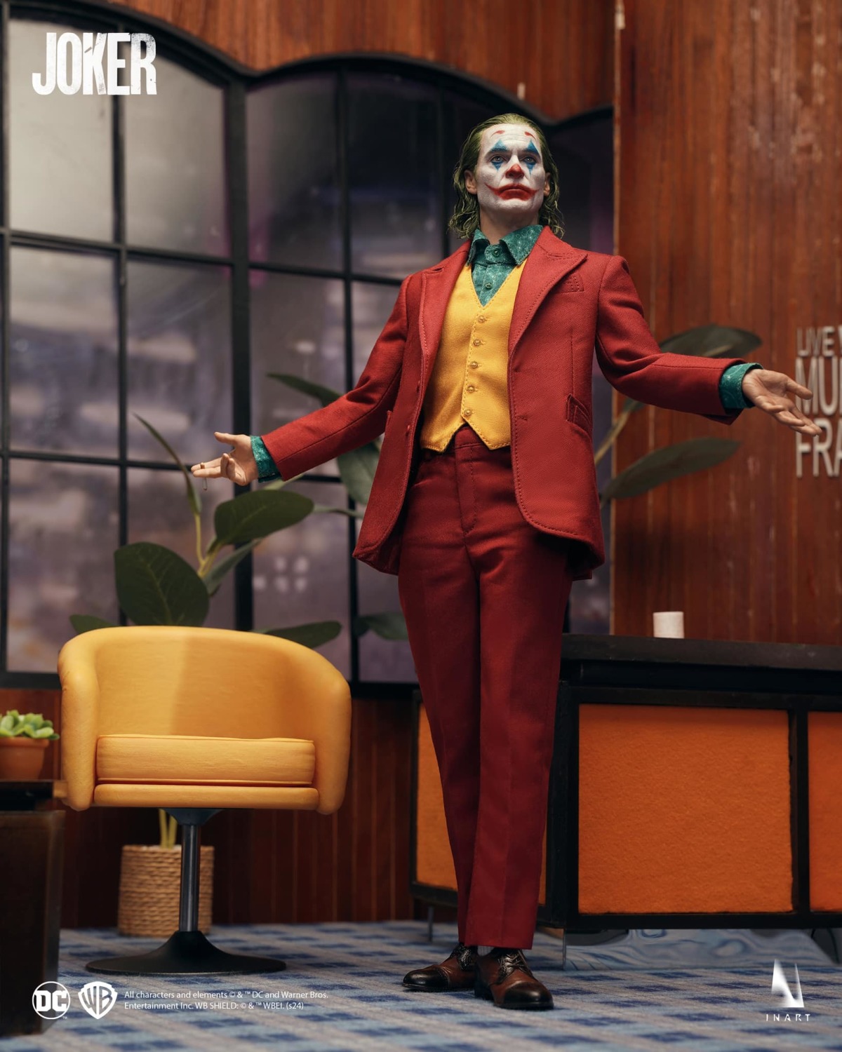 INART「小丑 (Joker) 2019」1/6 比例收藏級人偶 四種造型的瓦昆小丑一次擁有!