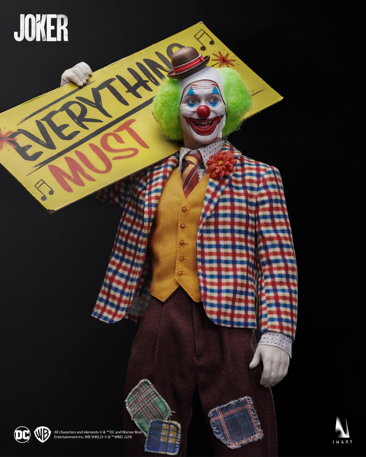 INART「小丑 (Joker) 2019」1/6 比例收藏級人偶 四種造型的瓦昆小丑一次擁有!