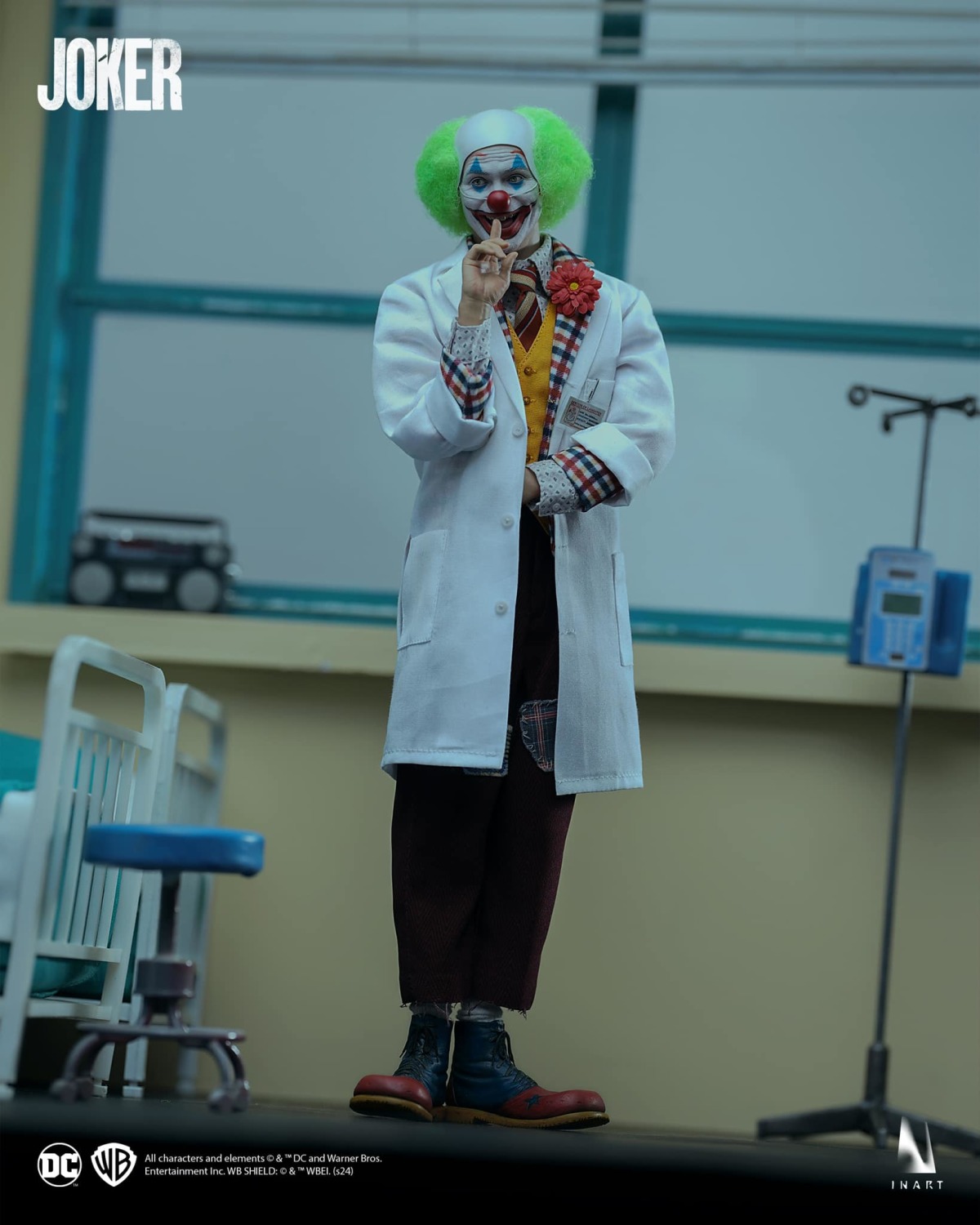 INART「小丑 (Joker) 2019」1/6 比例收藏級人偶 四種造型的瓦昆小丑一次擁有!