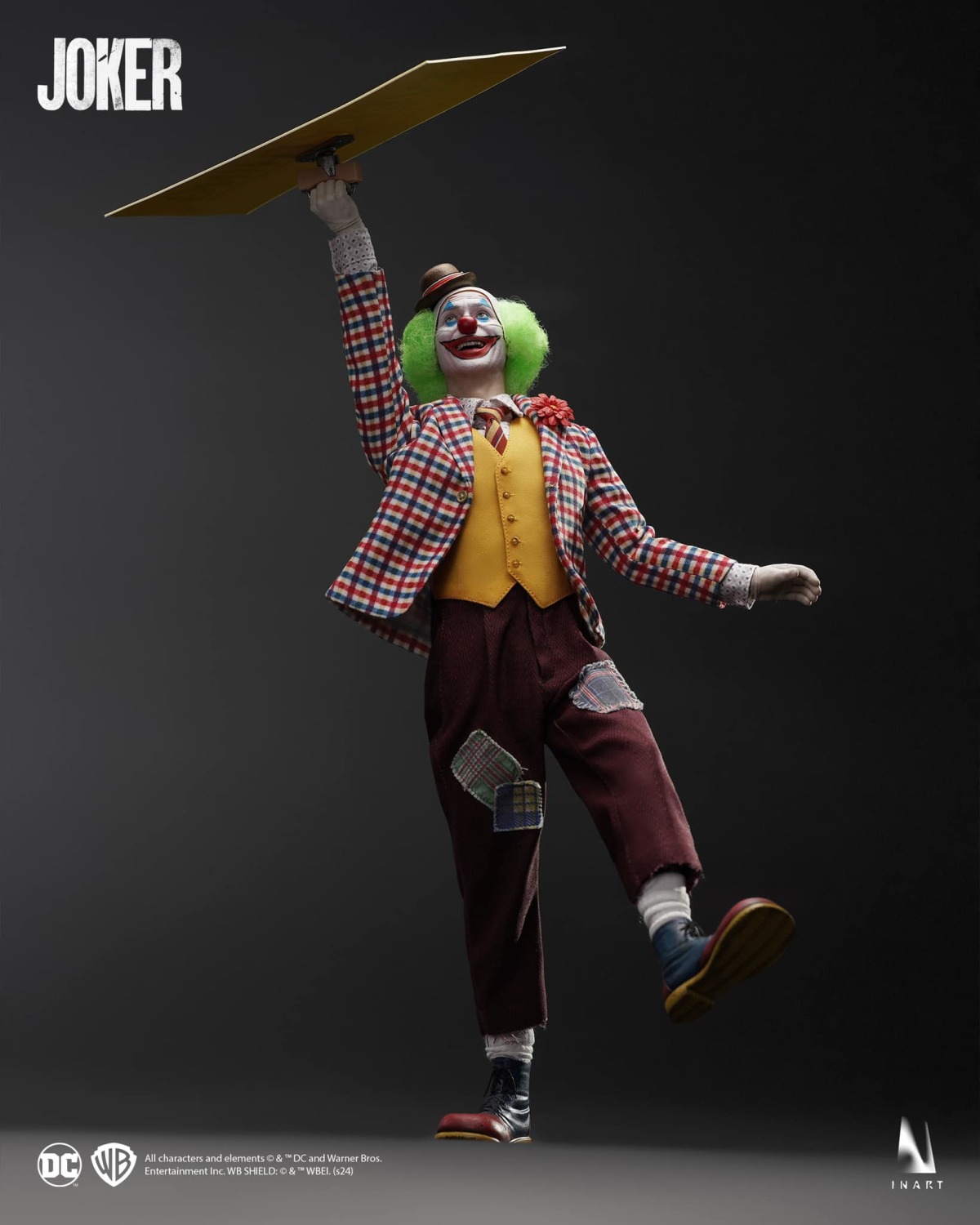 INART「小丑 (Joker) 2019」1/6 比例收藏級人偶 四種造型的瓦昆小丑一次擁有!