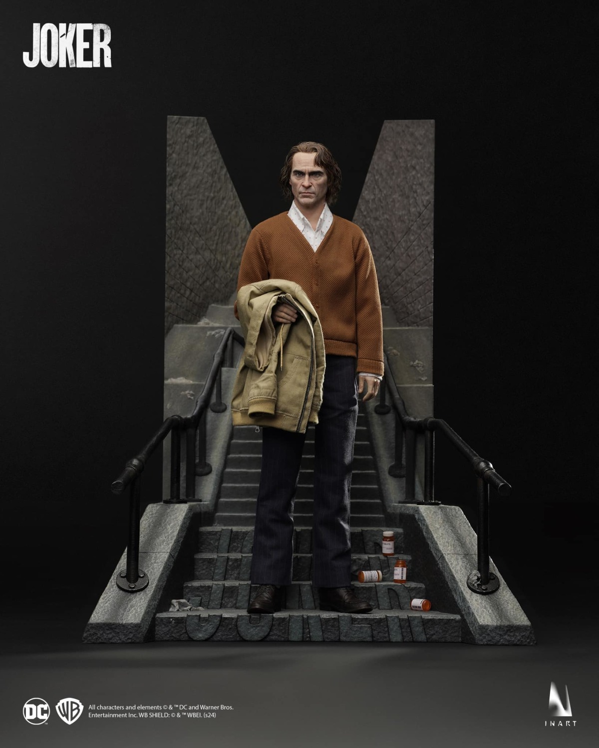 INART「小丑 (Joker) 2019」1/6 比例收藏級人偶 四種造型的瓦昆小丑一次擁有!