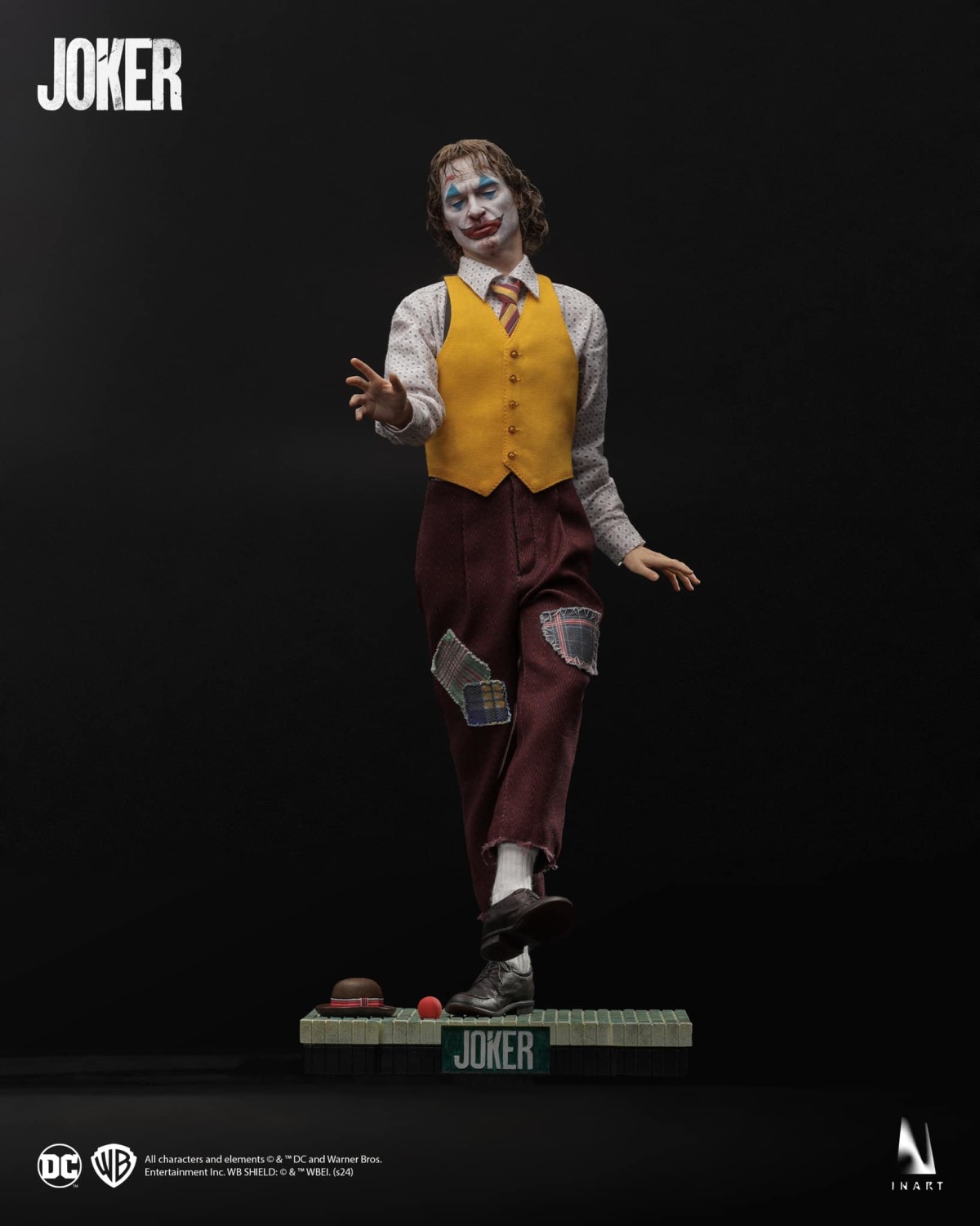INART「小丑 (Joker) 2019」1/6 比例收藏級人偶 四種造型的瓦昆小丑一次擁有!