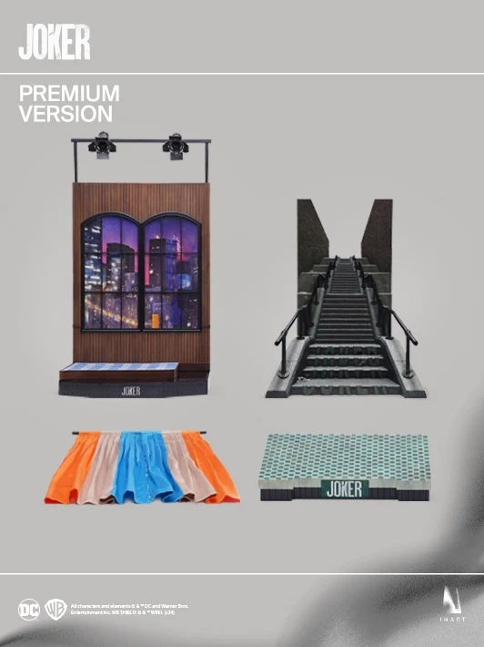 INART「小丑 (Joker) 2019」1/6 比例收藏級人偶 四種造型的瓦昆小丑一次擁有!