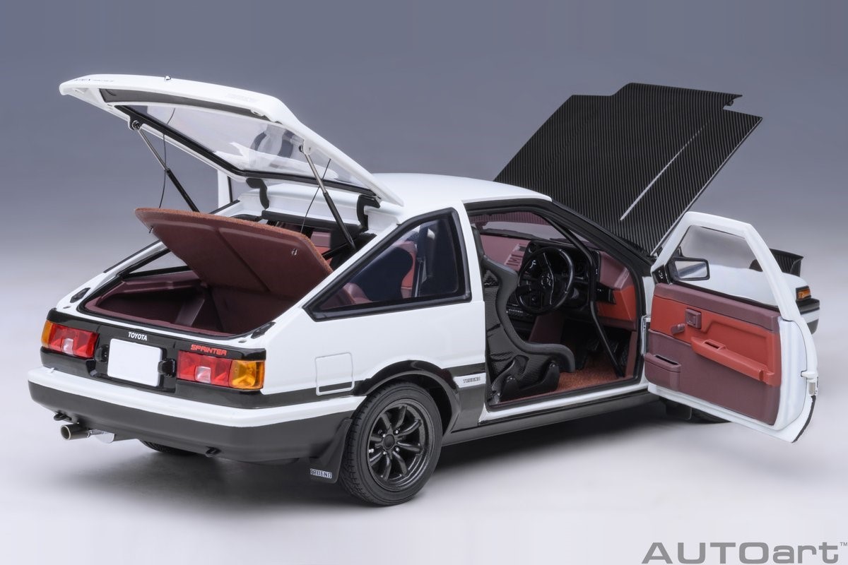 AUTOart《頭文字D》SPRINTER TRUENO AE86 D計畫最終版喚醒你的甩尾魂！ | 玩具人Toy People News