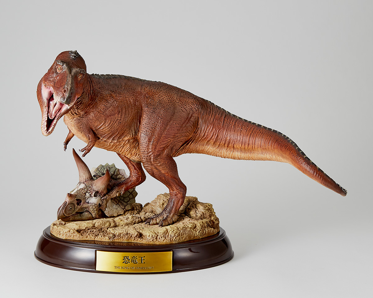 海洋堂 NATURE TALES「恐龍王」大型生物藝術雕像 君臨中生代的偉大暴君之姿！