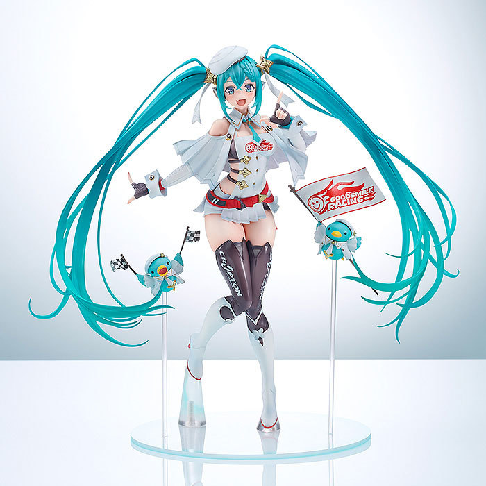 GSC『初音未來GT計畫 賽車未來 2023Ver. 1/7比例模型』萊莎繪師創作的蜜腿初音立體化！