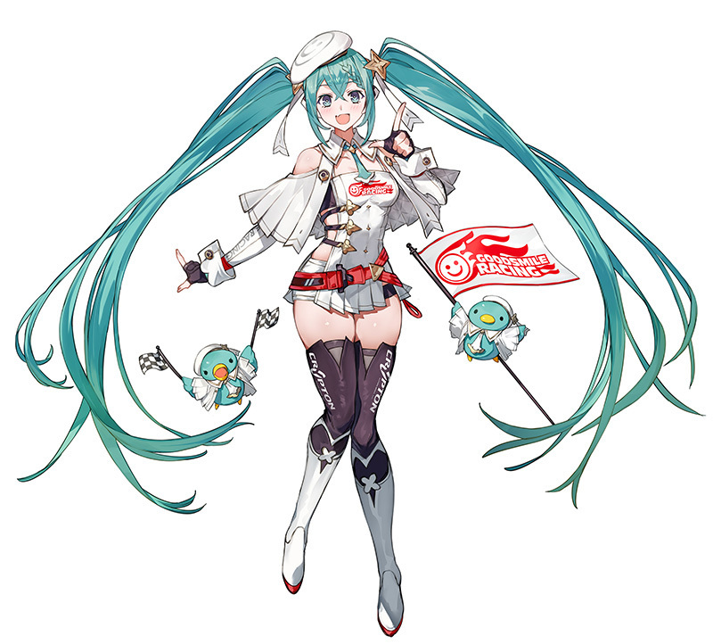 GSC『初音未來GT計畫 賽車未來 2023Ver. 1/7比例模型』萊莎繪師創作的蜜腿初音立體化！
