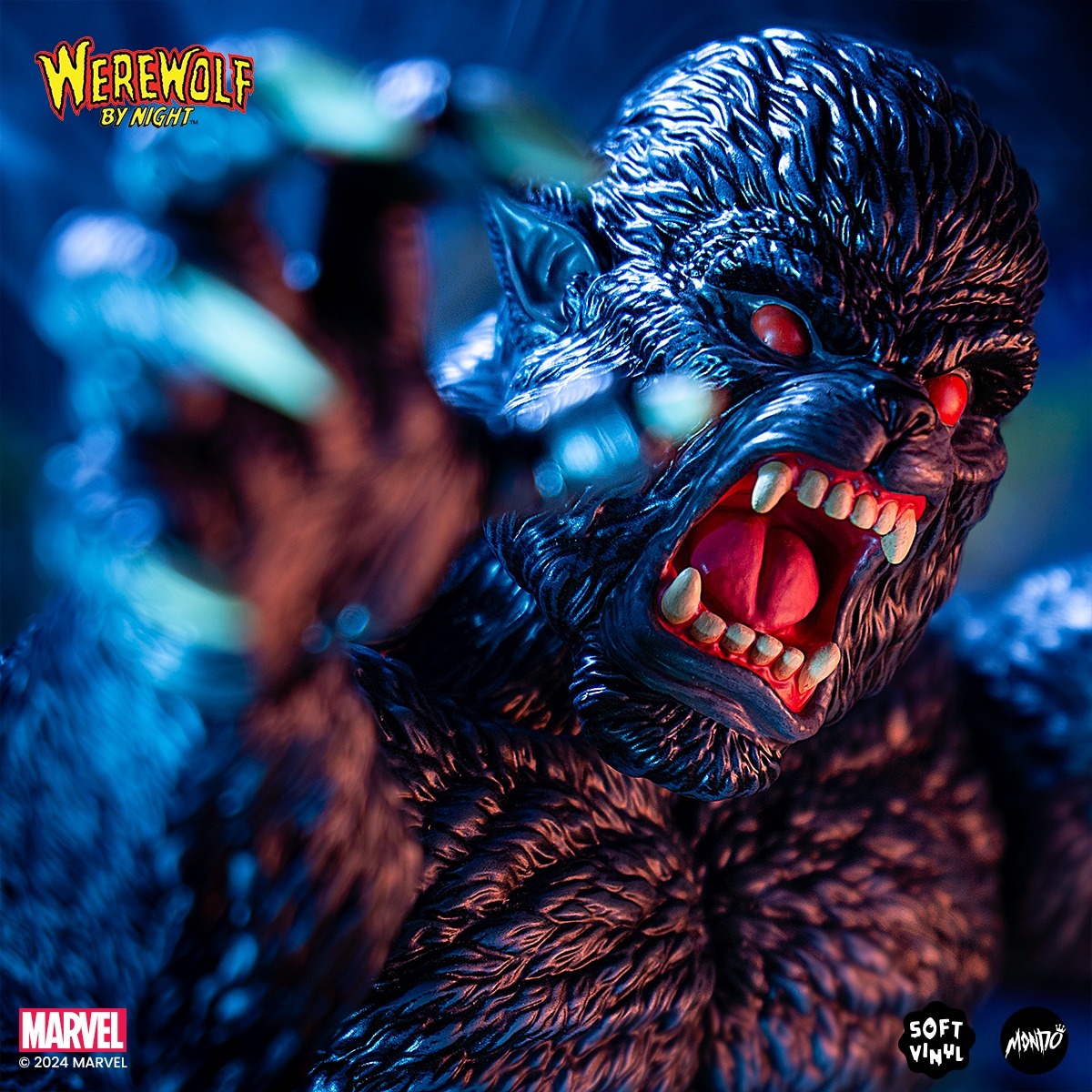 MONDO × James Groman「暗夜狼人 - 血月變體版」軟膠玩具 更加狂暴的新塗裝再來!