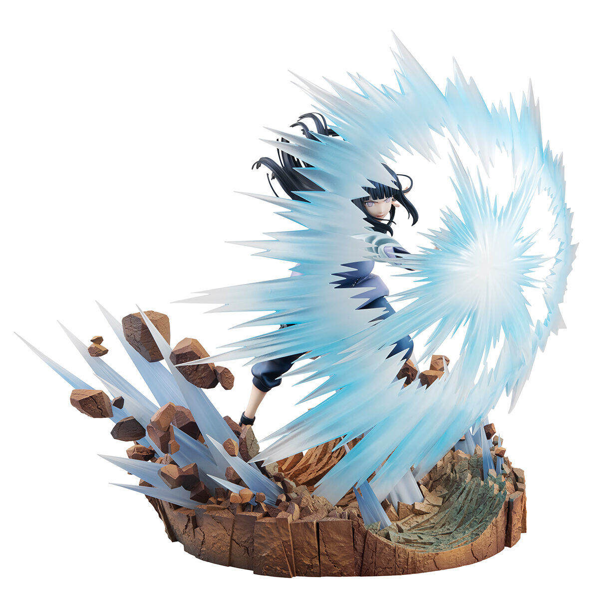 NARUTO Gals DX《火影忍者疾風傳》日向雛田 Ver.4 PVC塗裝完成品 施放八卦空掌的衝擊造型！