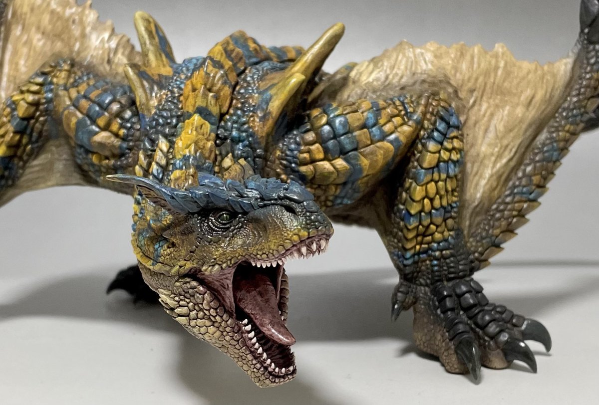 【WF2024冬】日本原型師 恐吉工房 GK 模型新作『魔物獵人 轟龍』彷彿現實生物的高密度細節造型！