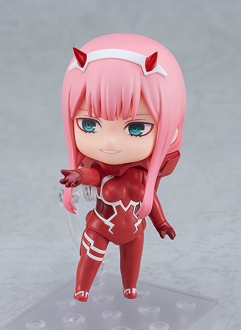 黏土人『DARLING in the FRANXX 02駕駛服ver.』壞壞笑臉、吐舌頭臉、失控臉一次滿足!
