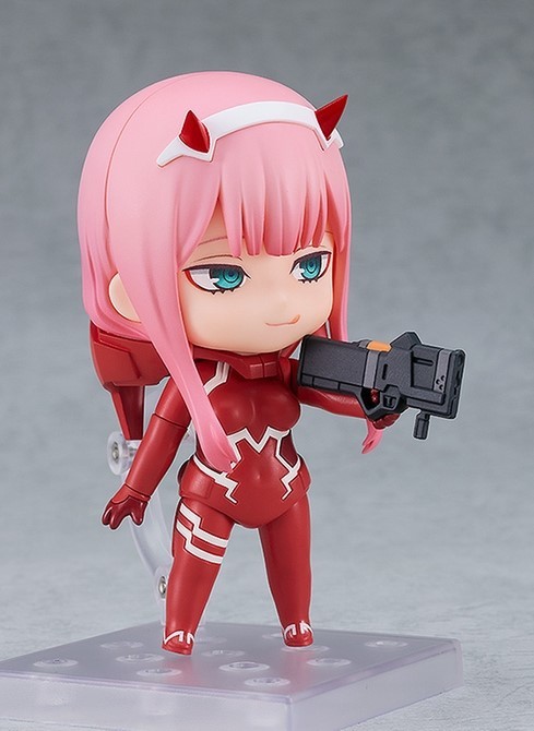 黏土人『DARLING in the FRANXX 02駕駛服ver.』壞壞笑臉、吐舌頭臉、失控臉一次滿足!