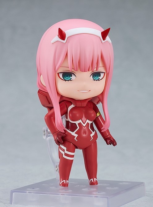 黏土人『DARLING in the FRANXX 02駕駛服ver.』壞壞笑臉、吐舌頭臉、失控臉一次滿足!