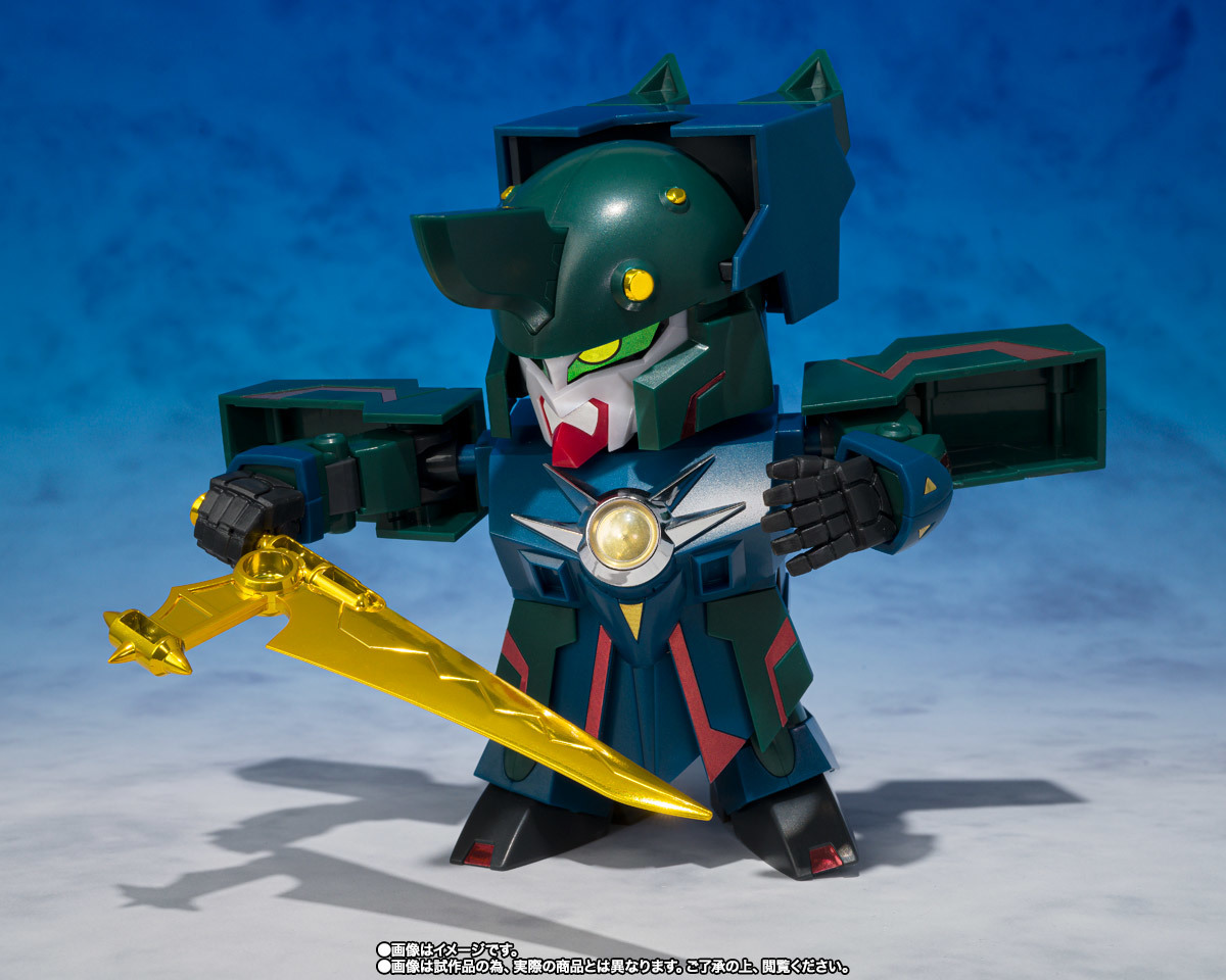 元祖SD鋼彈世界『超機甲神GUNGENESIS 超越之龍版』六機合體再登場 更追加豪華金紋貼紙!